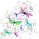 Șervețel - Dragonfly Groove - 33x33 cm