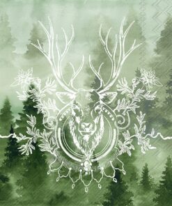 Șervețel - Foggy Forest - 33x33 cm