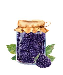 Șervețel - Happy with Blackberry - 33x33 cm