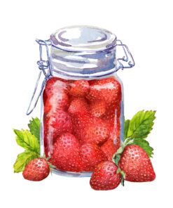 Șervețel - Happy with Strawberry - 33x33 cm