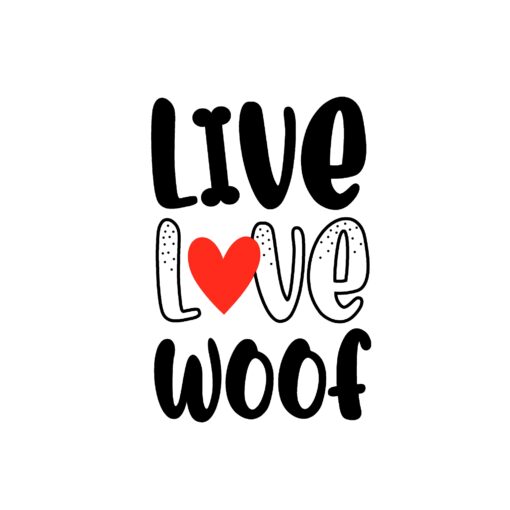 Șervețel - Love Woof - 33x33 cm 1