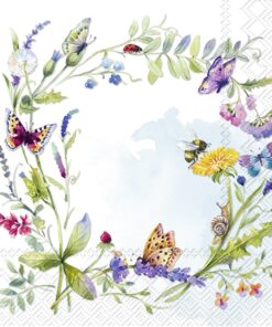 Șervețel - Spring Wreath - 25x25 cm