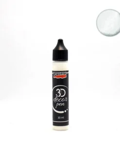 Decor Pen 3D - alb - Pentart - 30 ml