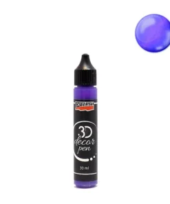 Decor Pen 3D - violet ametist - Pentart - 30 ml