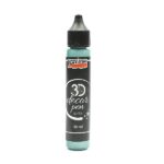 Decor Pen Glitter 3D - turcoaz argintiu - Pentart - 30 ml