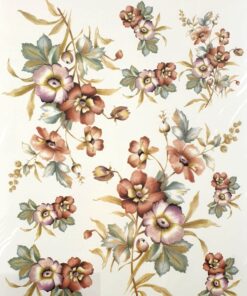 Hârtie transfer – water – Bunch of Flowers – 25×35 cm