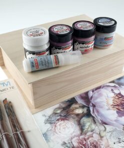 Kit decoupage - Cutie lemn