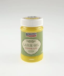 Lazura gel interior – galben – 100 ml - Pentart