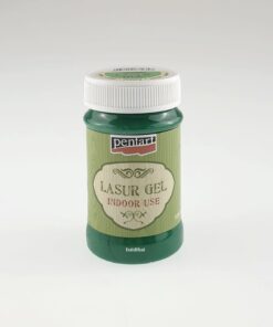 Lazura gel interior – verde – 100 ml - Pentart