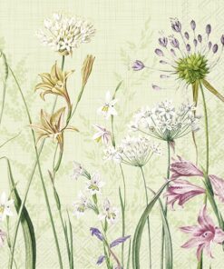 Șervețel - Lovely Grasses light green - 33x33 cm