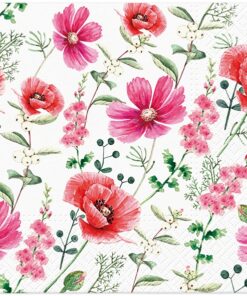 Șervețel - Raspberry Flower - 33x33 cm