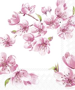 Șervețel - Sakura rose - 33x33 cm