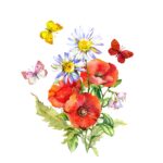 Șervețel - Wild Poppy - 33x33 cm
