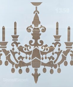Șablon - Candelabru 1 - 30×30 cm