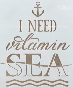 Șablon - Vitamin Sea - 20x20 cm