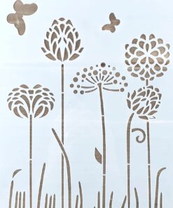 Șablon – Flowers Pattern - 20x30 cm