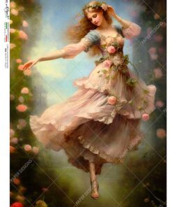 Hârtie de orez – Flying Lady – A4