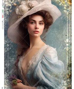 Hârtie de orez – Victorian Beauty – A4