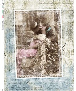 Hârtie de orez – Vintage Love Photo – A4