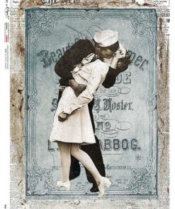 Hârtie de orez – Vintage Photo – A4