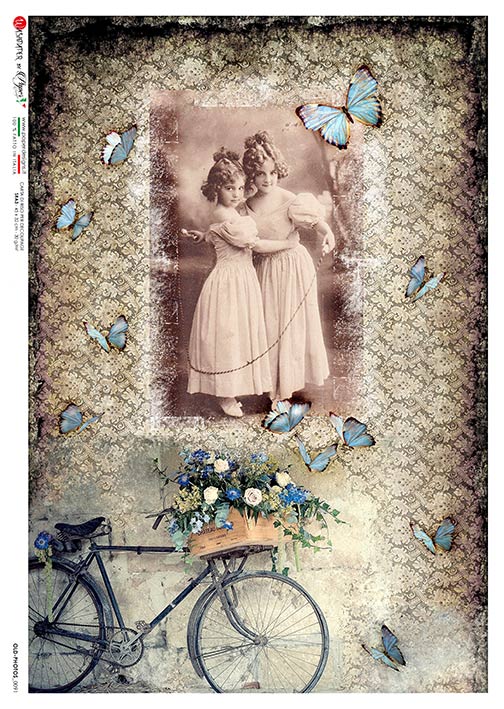 Hârtie de orez – Vintage Scenes – A4 1 Hârtie de orez – Vintage Scenes – A4