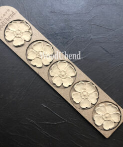 Elemente decorative - 5 piese - WoodUbend - 5x5 cm