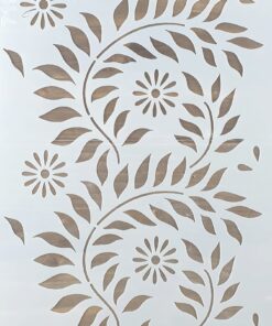 Șablon - Leaves and Flowers - 20x30 cm