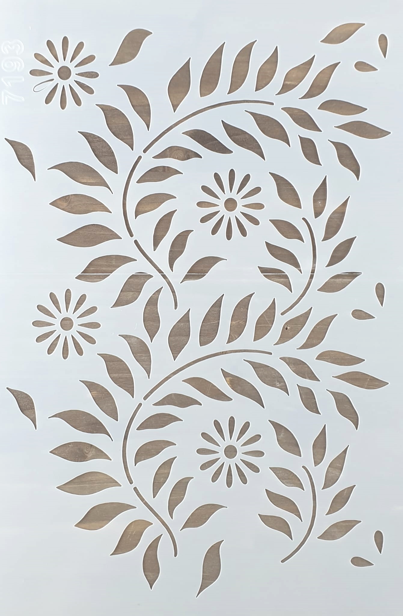 Șablon - Leaves and Flowers - 20x30 cm 1 Șablon - Leaves and Flowers - 20x30 cm