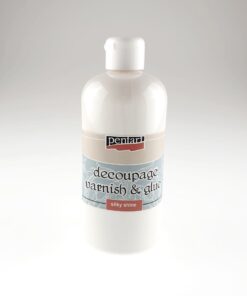 Adeziv lac decupaj silky shine – Pentart – 1L