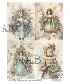 Hârtie de orez - Christmas Faires 3 - A4