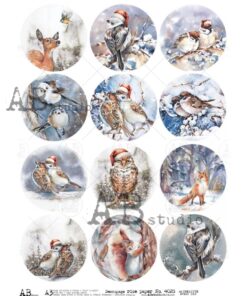 Hârtie de orez - Wildlife - A3