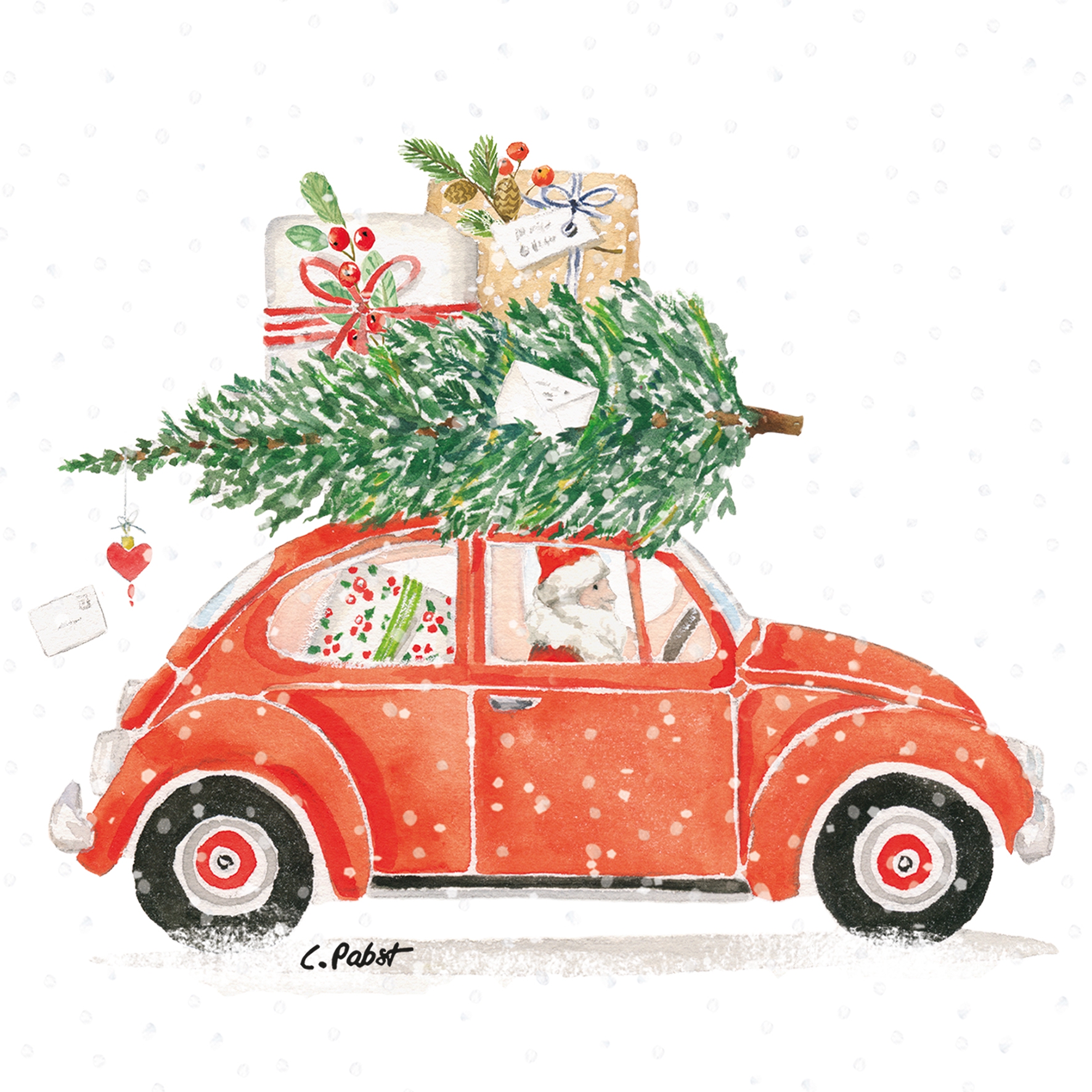 Șervețel - Christmas Delivery - 33x33 cm 1 Șervețel - Christmas Delivery - 33x33 cm