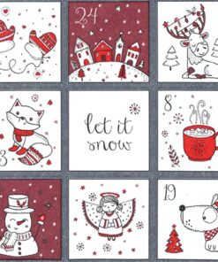 Șervețel - Cute Calendar - 33x33 cm