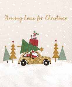 Șervețel - Driving Home for Xmas - 33x33 cm
