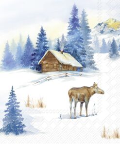 Șervețel - Elk Landscape - 25x25 cm