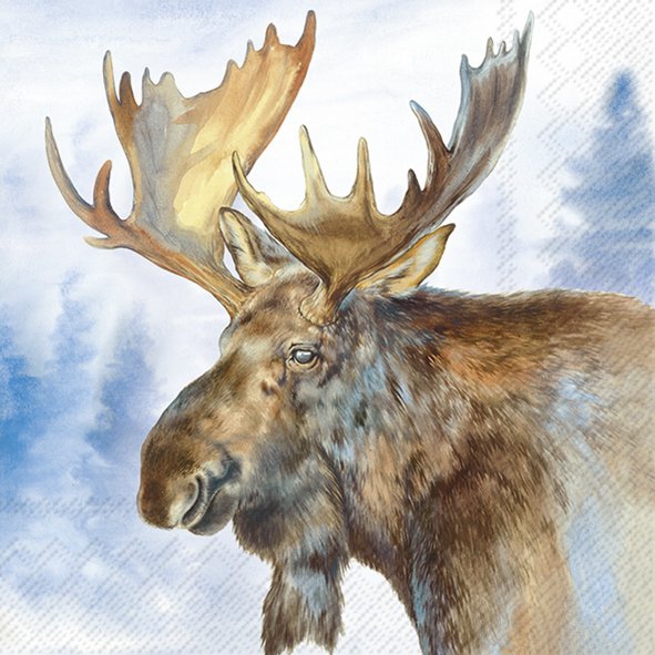 Șervețel - Elk blue - 25x25 cm 1 Șervețel - Elk blue - 25x25 cm