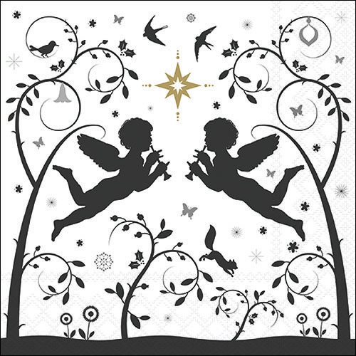 Șervețel - Flying angels - 33x33 cm 1 Șervețel - Flying angels - 33x33 cm