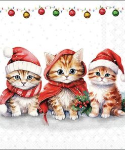 Șervețel - Funny Cute Kittens - 33x33 cm