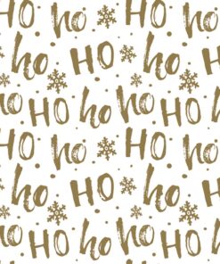 Șervețel - Graphic Ho Ho Ho Gold - 33x33 cm