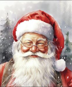 Șervețel - Happy Santa - 33x33 cm