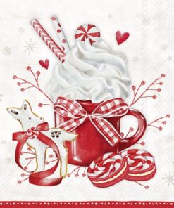 Șervețel - Hot Cocoa Bar - 33x33 cm