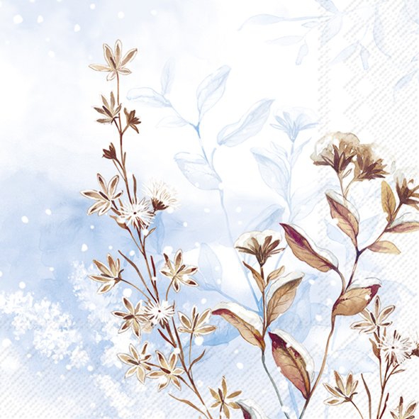 Șervețel - Icy Branches - 33x33 cm 1 Șervețel - Icy Branches - 33x33 cm