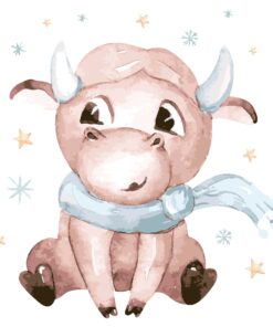 Șervețel - Kids Winter Bull - 33x33 cm