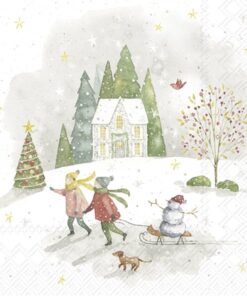 Șervețel - Looking for Christmas – 33×33 cm