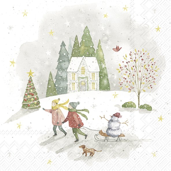 Șervețel - Looking for Christmas – 33×33 cm 1 Șervețel - Looking for Christmas – 33×33 cm