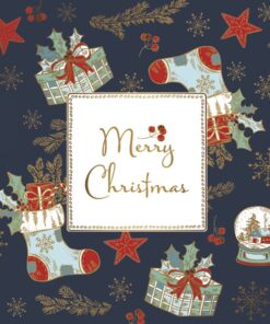 Șervețel - Merry Christmas Background - 33x33 cm