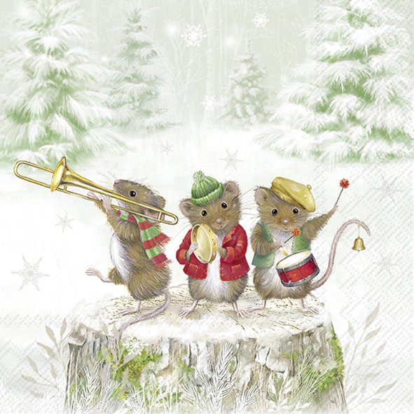Șervețel - Mouse Band - 33x33 cm 1 Șervețel - Mouse Band - 33x33 cm
