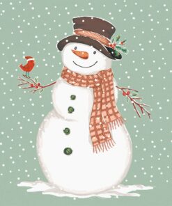 Șervețel - Mr. Snowman - 33x33 cm