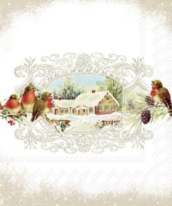 Șervețel - Nostalgic Medallion - 33x33 cm