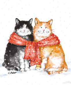 Șervețel - OMalley & Friend Winter - 33x33 cm